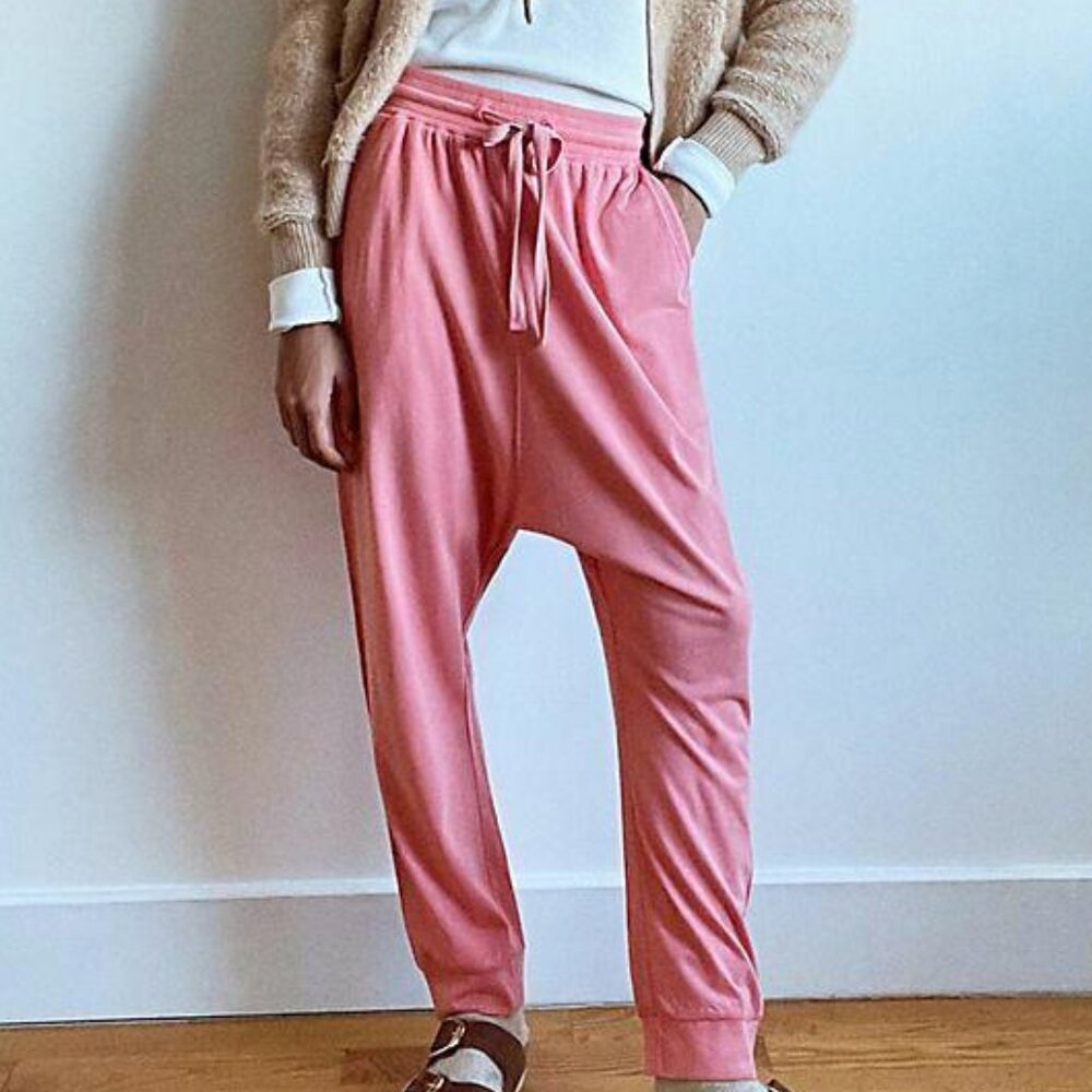 Saturday Sunday Anthropologie Monica Harem Pants High Rise Pull-on XL NWT 219970